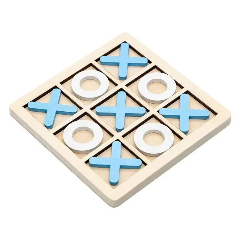 Montessori Play Game Wooden Toy Mini Chess Interaction Puzzle Training Brain Learing Early Educational Toys for Children Kids