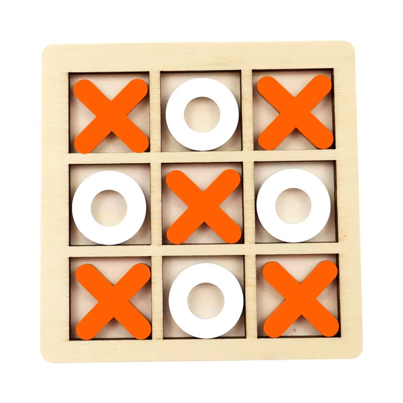 Montessori Play Game Wooden Toy Mini Chess Interaction Puzzle Training Brain Learing Early Educational Toys for Children Kids