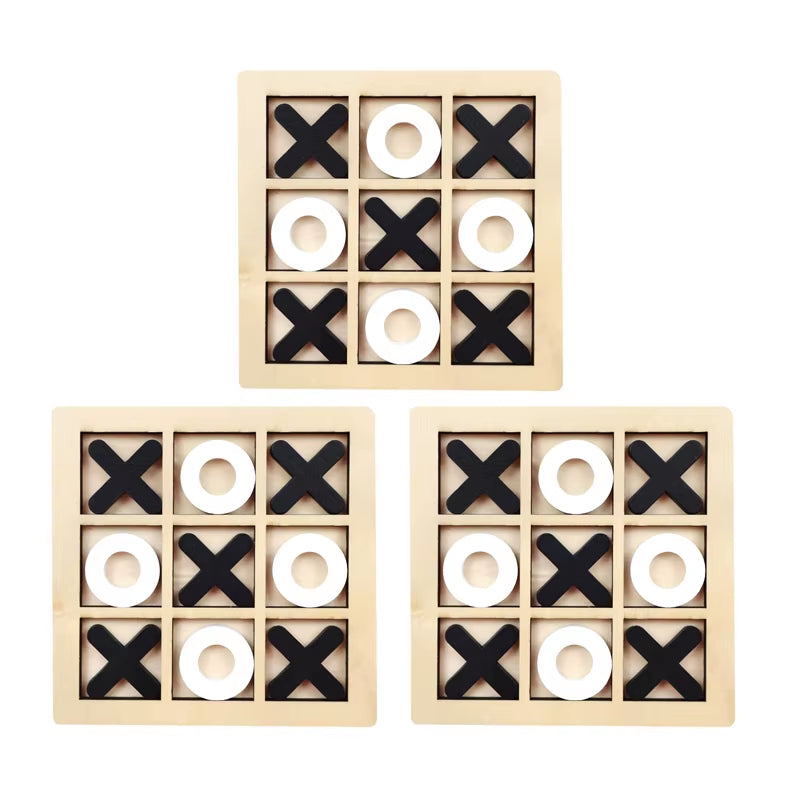 Montessori Play Game Wooden Toy Mini Chess Interaction Puzzle Training Brain Learing Early Educational Toys for Children Kids